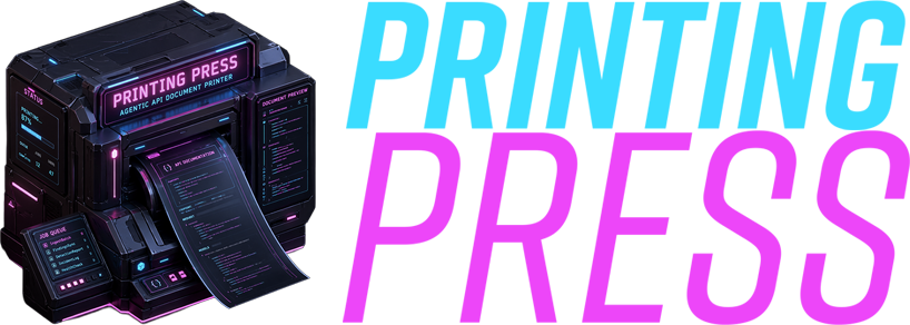printing press logo